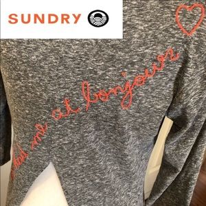 Sundry “You had me at bonjour” T-shirt